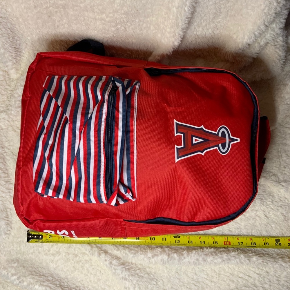 Angels Baseball Backpack Outside Pocket - image 7
